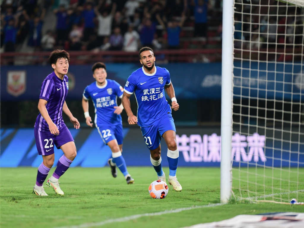 【中超】郑浩乾建功，武汉三镇2-1逆转天津津门虎